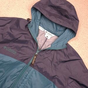 Columbia Sportswear Women's Windbreaker Jacket Hooded Lightweight‎ Rain Coat